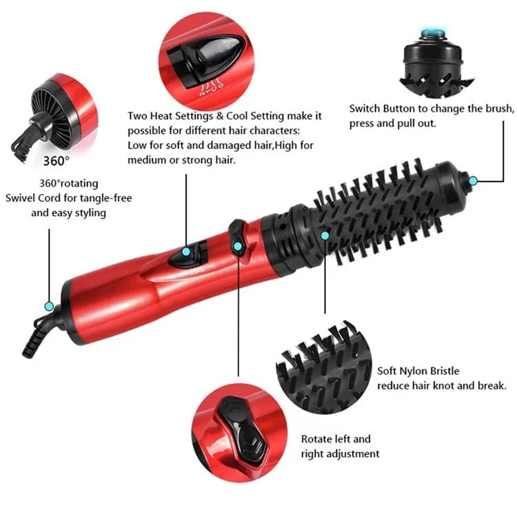 RotateBrush™ | The Rotating Hot Air Brush For Perfect Styling
