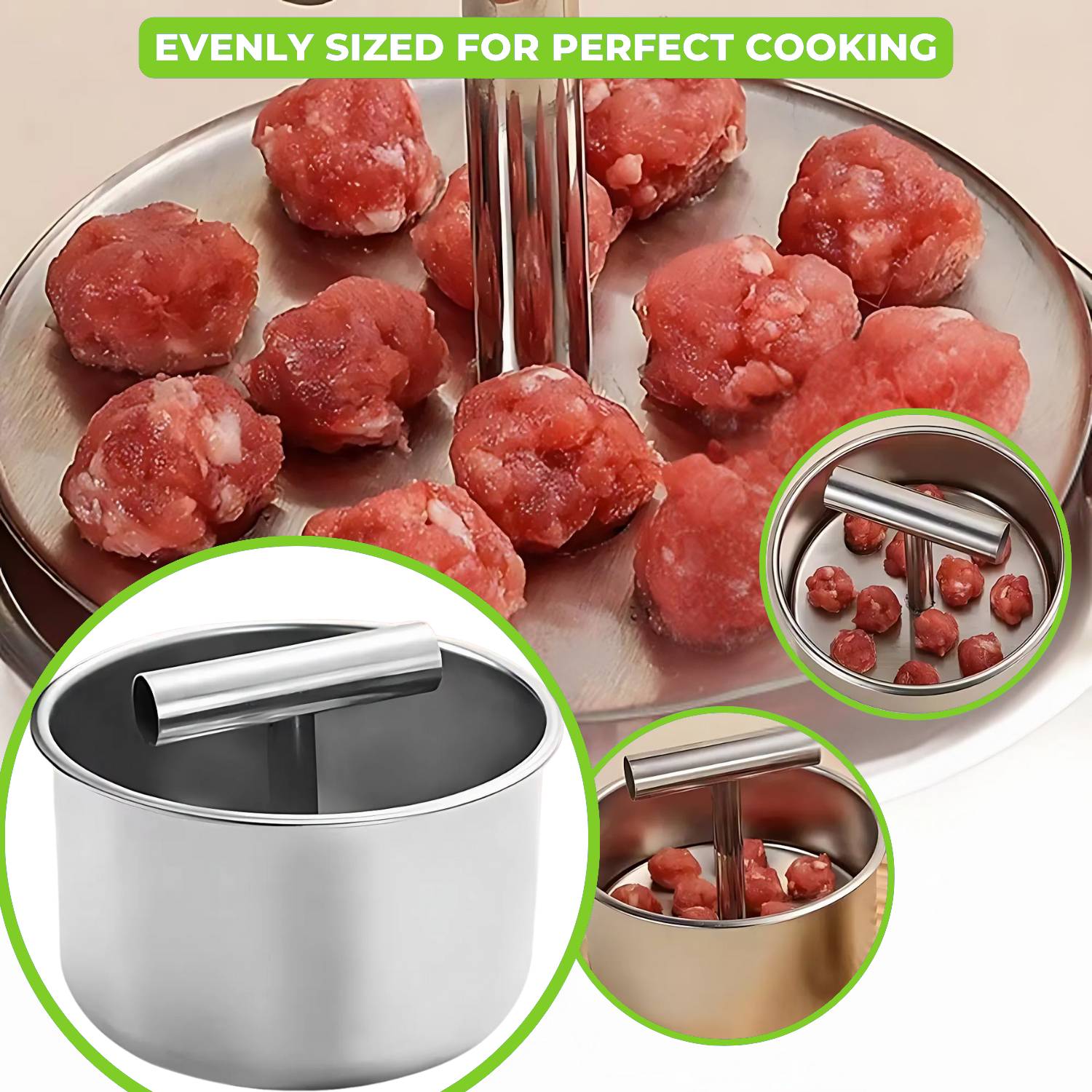 BallPress™ | Stainless Steel Meatball Maker