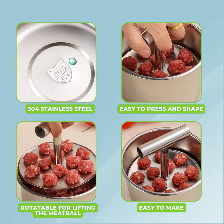 BallPress™ | Stainless Steel Meatball Maker