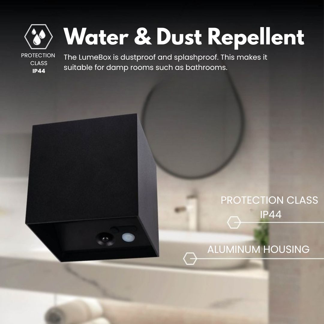 Battery Powered Wall Sconce | Modern Wireless Wall Lamp with Motion Sensor | LumeBox