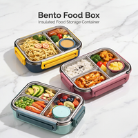 Bento Food Box | Insulated Food Storage Container | Thermos Lunch Box | Bentoza