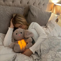 Breathing Plush Toy | Calming Bunny Stuffed Animal | SnugglePulse