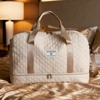 Carry On Duffle Bag | Gym & Sports Bag | Weekender with Shoe Compartment | Duffly