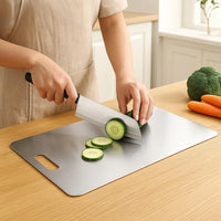 Cutting Board Stainless Steel for Meat, Vegetables or Fruit | SteelPrep