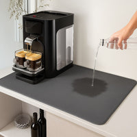 Dish Drain Mat | Drying Mat for Dishes | Countertop Water Absorbent Mat | Soakly