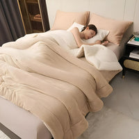 Fleece Sherpa Blanket | Extra Soft & Warm Blanket for Couch or Bed | Snuggy