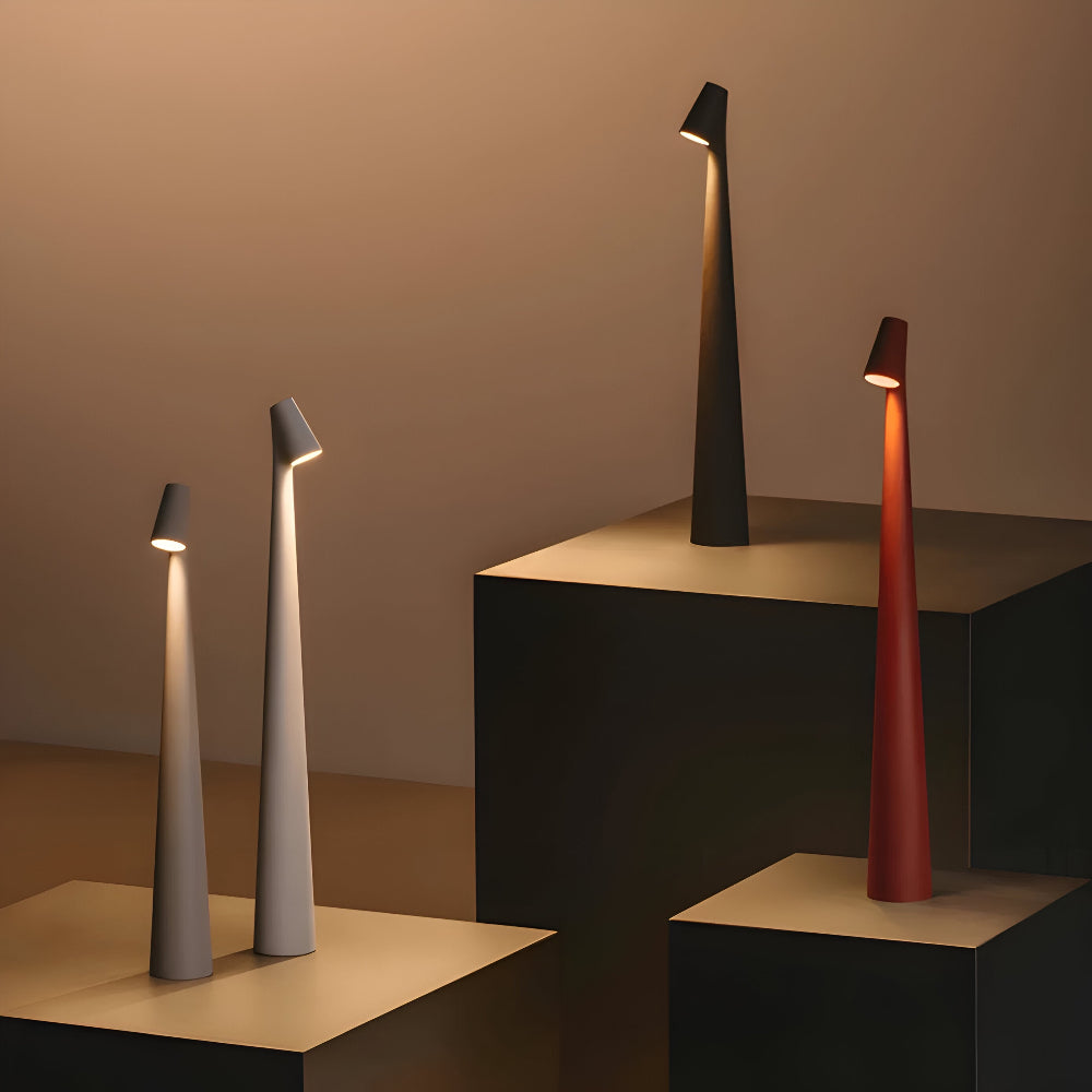 Cordless Table Lamp | Modern Battery Operated Desk Light With Touch Function | CozyLumi