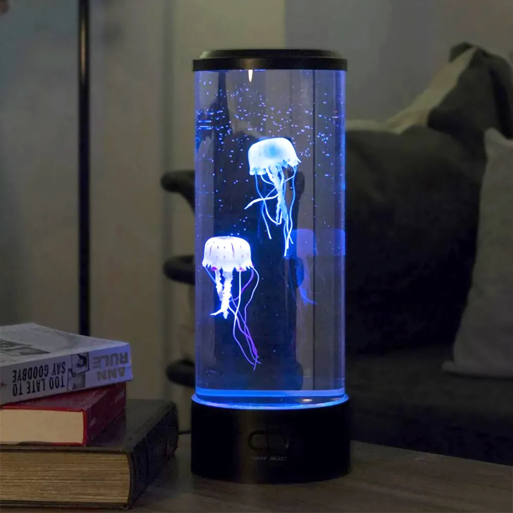 LED Night Light Jellyfish Lamp | Bedroom Bedside Lamp | Aquella