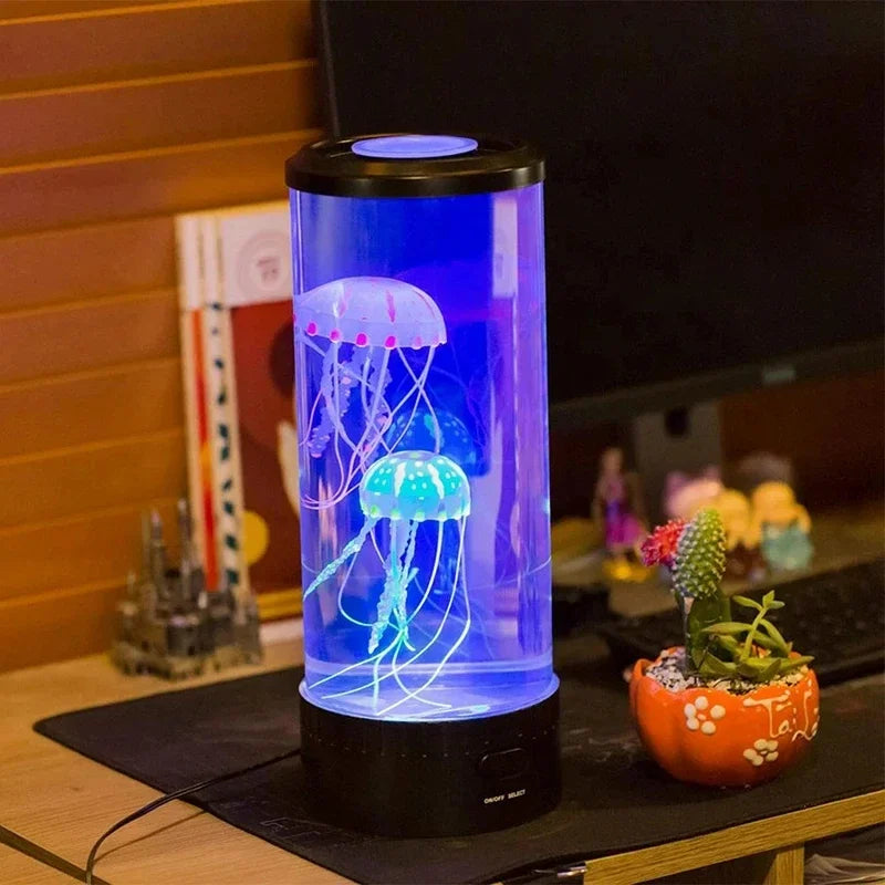 LED Night Light Jellyfish Lamp | Bedroom Bedside Lamp | Aquella