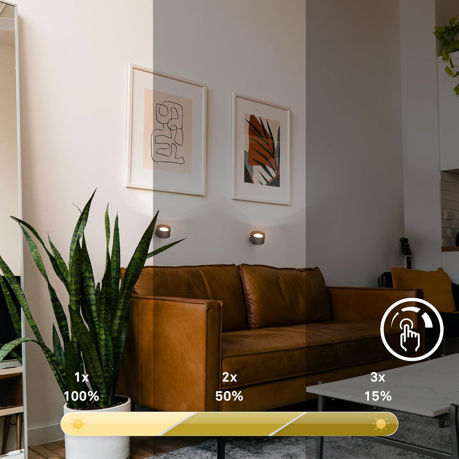 LED Light with Motion Sensor | Battery Operated Light for Home | HomeGlow