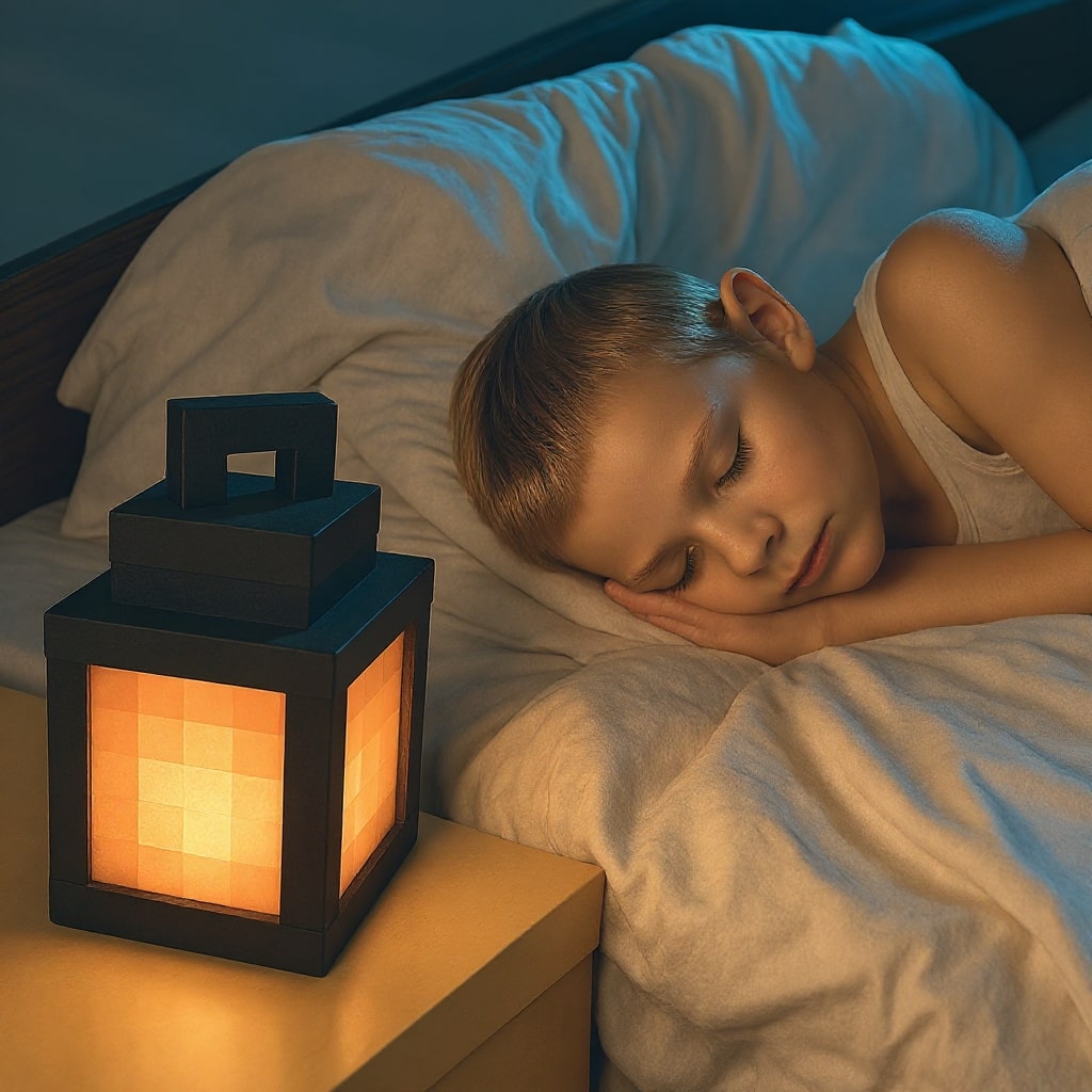 Minecraft Lamp | Wireless Table and Desk Lamp | RGB Night Light | RetroGlow