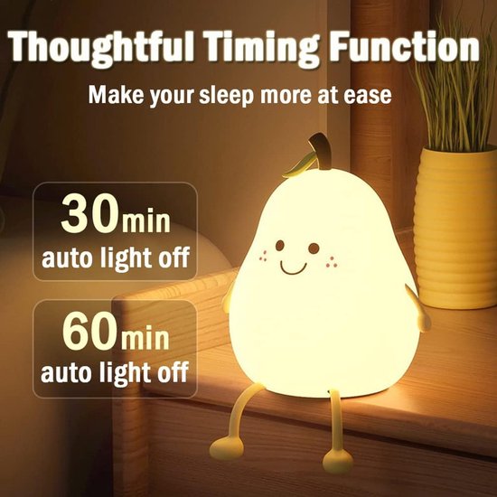 Night Light for Kids | Silicone Nursery Night Light | CozyPear