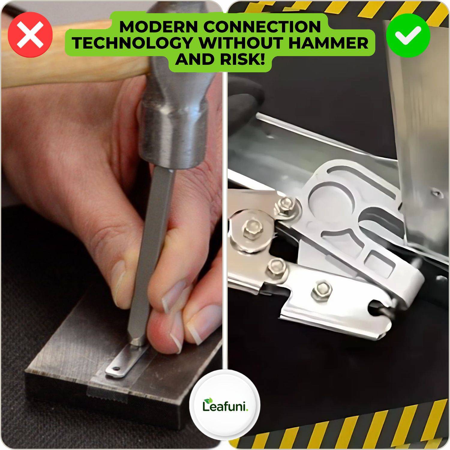 PinConnect™ | Strong connections without screws in seconds