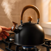 Stainless Steel Whistling Tea & Water Kettle for Stove & Induction | Steelo