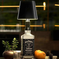 Table & Desk Lamp with Bottle Fitting | Cordless Table Light for Living Room or Bedroom | GlowCap