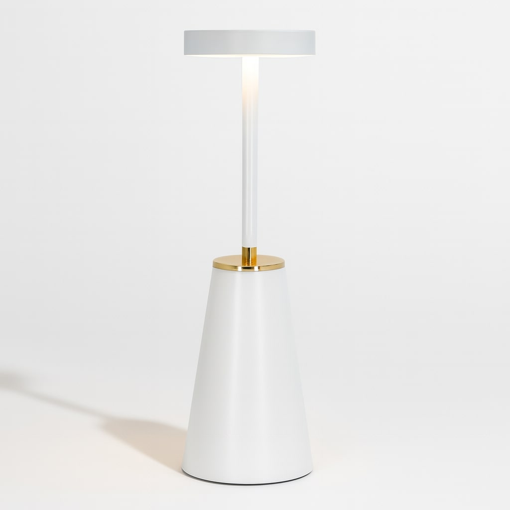 Modern Table Lamp | Cordless Nightstand Bedside Lamp with Touch Function | Rechargeable Lamp | CozyGlow