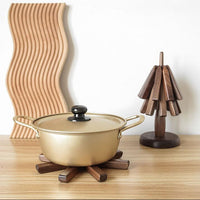 Wood Coasters for Pots & Pans | Trivets for Quartz or Granite Countertops | HeatGuard (3 pcs)