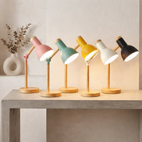 Wooden Desk Lamp | Table Lamp for Desk & Living Room | Timbera
