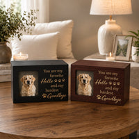 Wooden Pet Memorial Urn | EverPaw